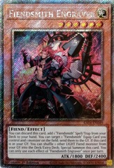 Fiendsmith Engraver - RA04-EN049 - Platinum Secret Rare - 1st Edition